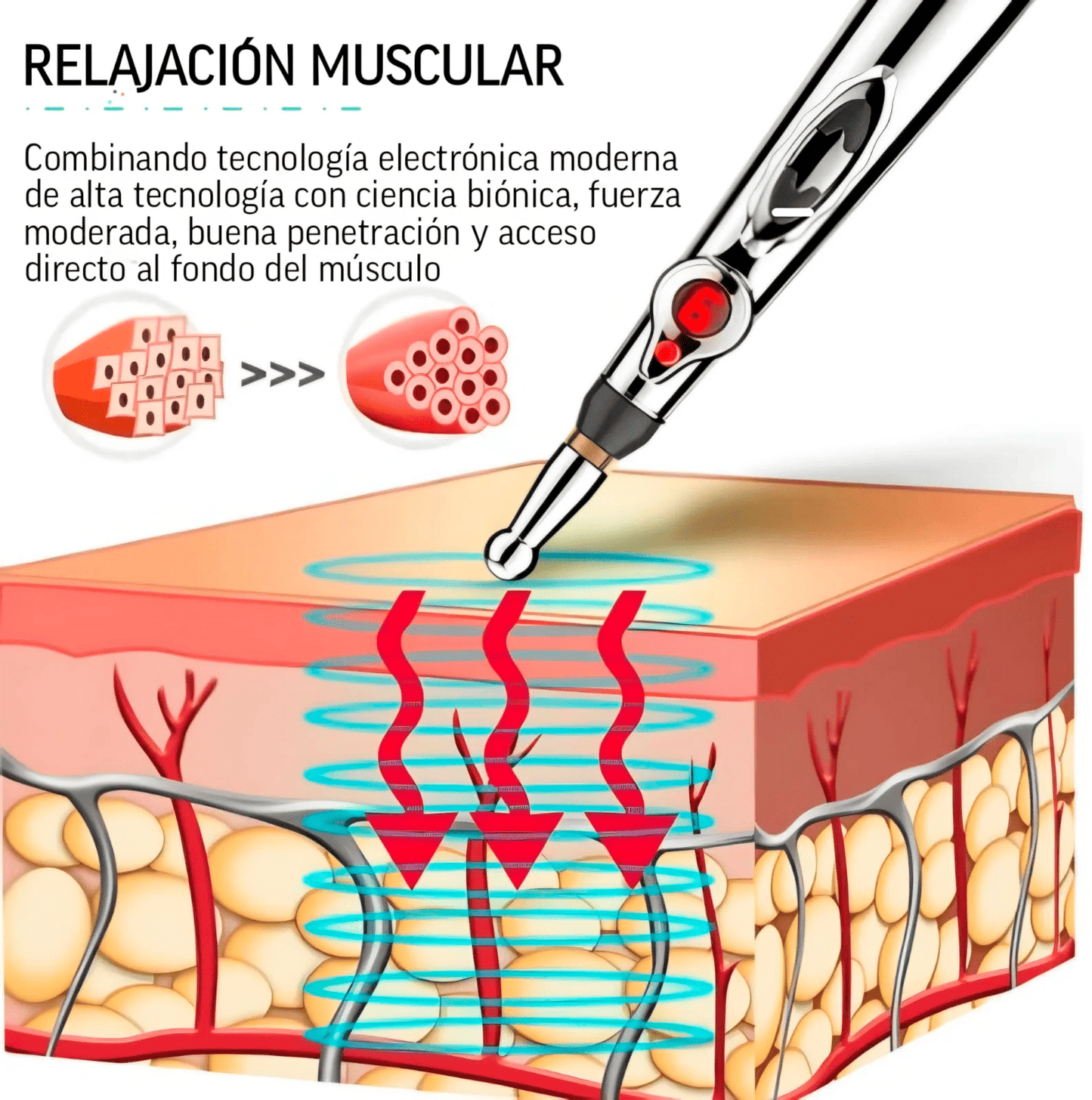 Lápiz Masajeador de Acupuntura – Alivio Total sin Medicinas
