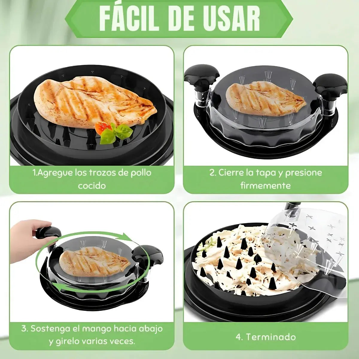 Desmenuzador de Alimentos - Descuento exclusivo 🎁