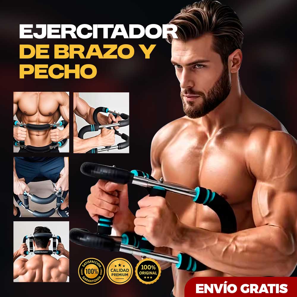 💪 EJERCITADOR DE BRAZO Y PECHO 😎