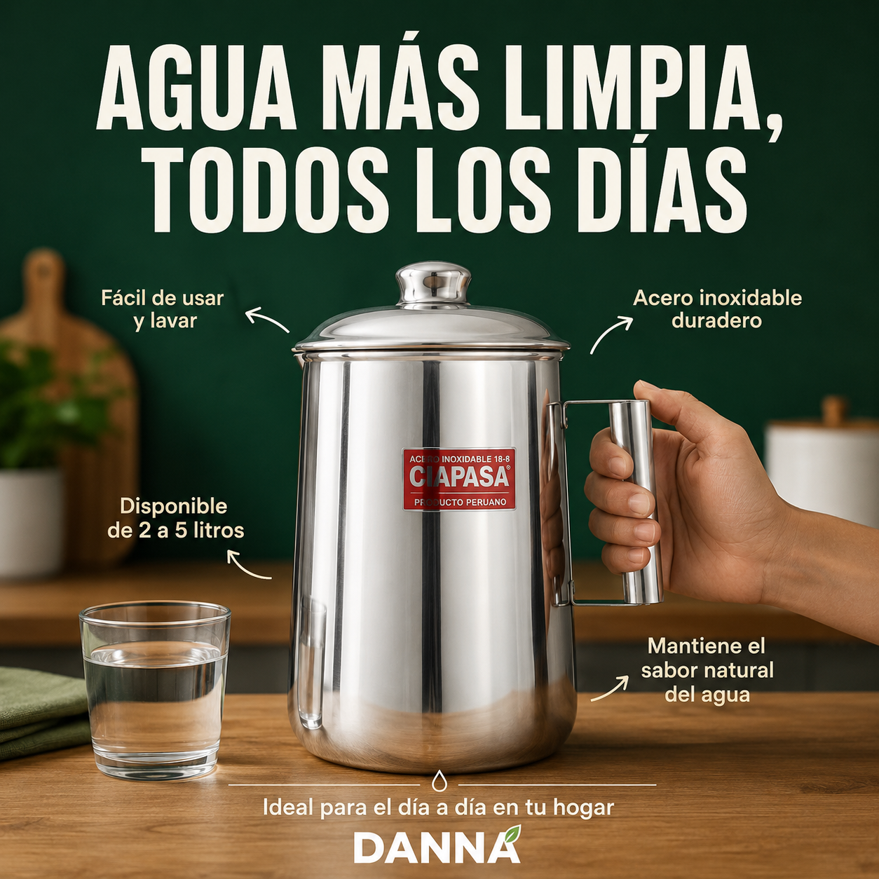 Más higiene, más duración, más confianza | Acero Inoxidable 18.8