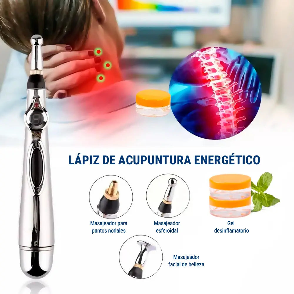 Lápiz Masajeador de Acupuntura – Alivio Total sin Medicinas