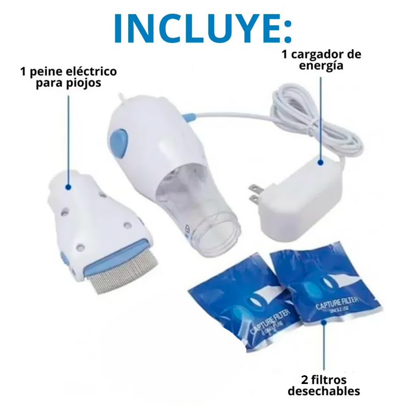 QUITA PIOJOS Y PULGAS - Eléctrico Premium