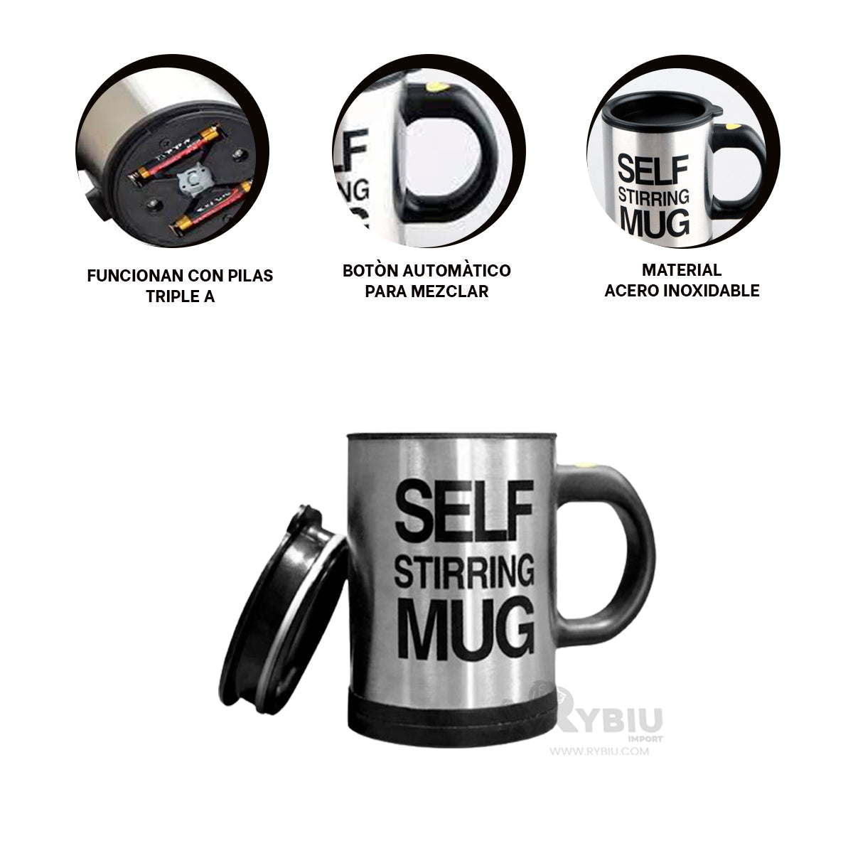 TAZA MEZCLADORA AUTOMÁTICA - ENVÍO GRATIS 🎁