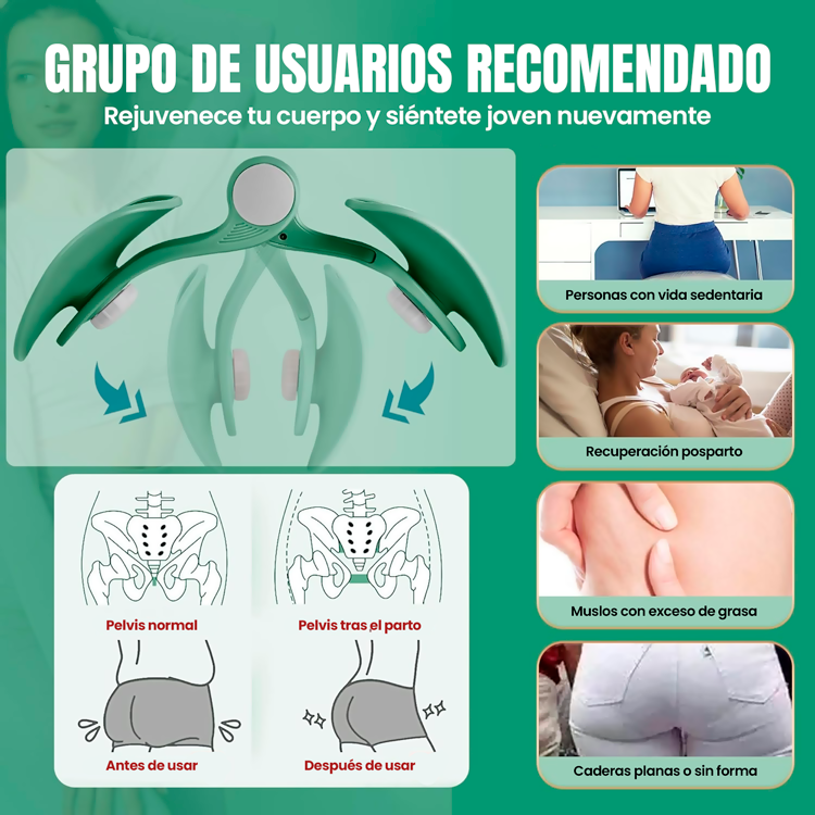 Ejercitador de Glúteos | Tonifica glúteos, piernas y caderas