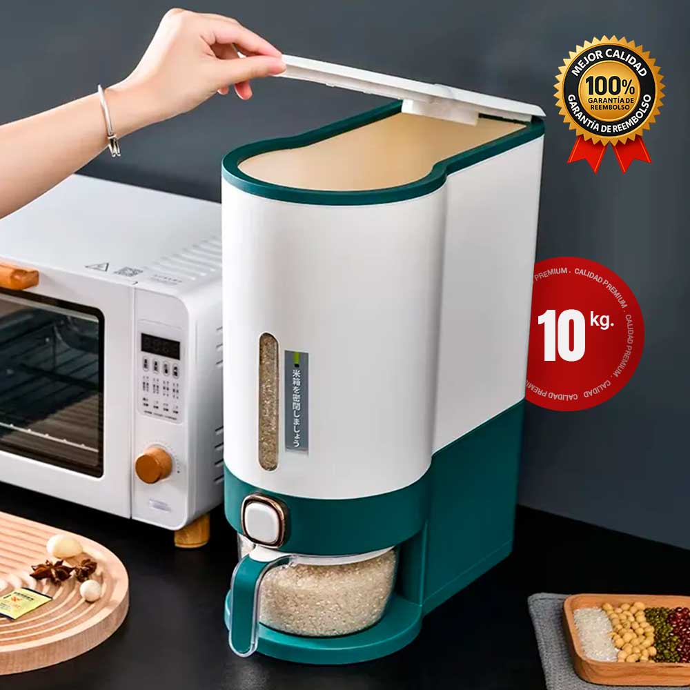 🍚 Dispensador de Arroz y Granos Premium 😍