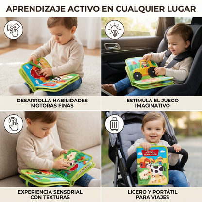 Libro educativo la granja + Regalo 🎁