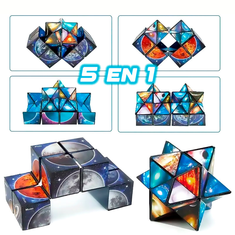 Cubo Mágico 5 en 1 | Piensa, crea y transforma 🧠