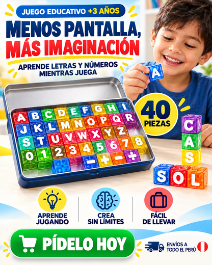 MagniLetras ABC Viajero™ – Aprende jugando, sin pantallas 🧲