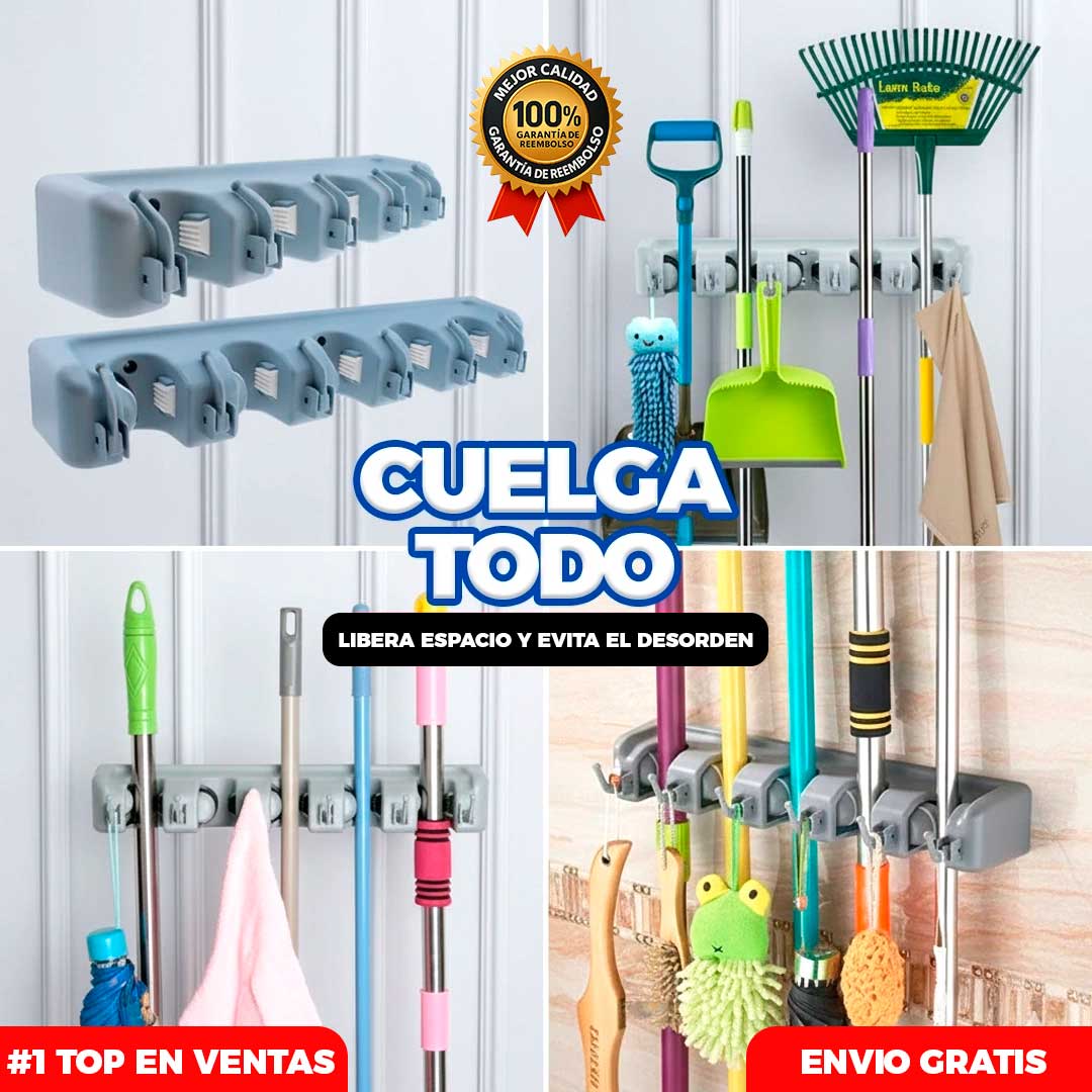 CUELGA TODO: MANTÉN TUS OBJETOS EN ORDEN