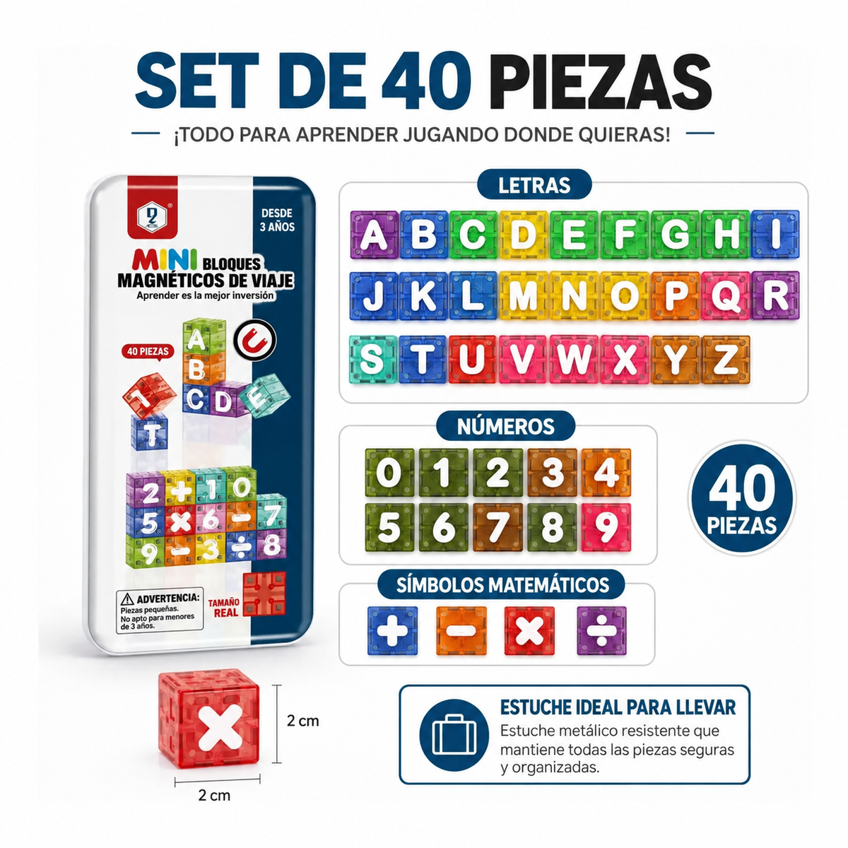 MagniLetras ABC Viajero™ – Aprende jugando, sin pantallas 🧲
