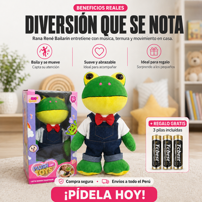 Rana Rene Bailarín - Diversión en casa 🎁