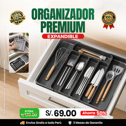 OrdenaFlex™ Organizador Premium Expandible