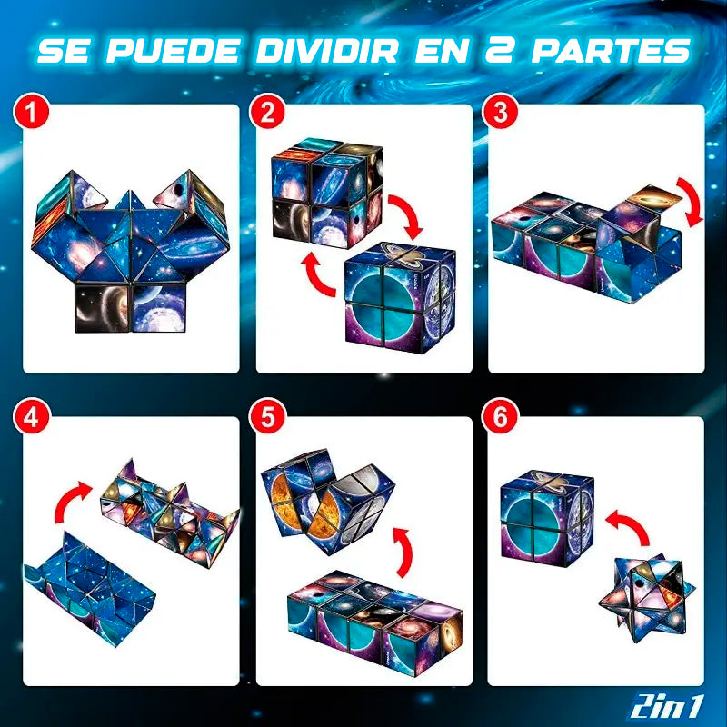 Cubo Mágico 5 en 1 | Piensa, crea y transforma 🧠