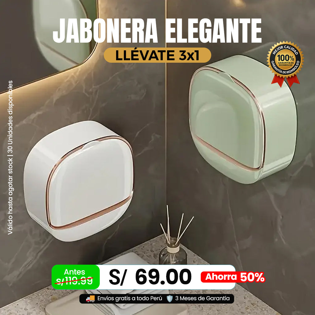 PACK 3x1 JABONERA ELAGANTE  - (Envío GRATIS) 🎁
