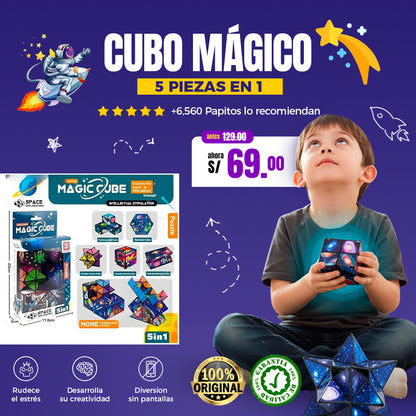 Cubo Mágico 5 en 1 | Piensa, crea y transforma 🧠