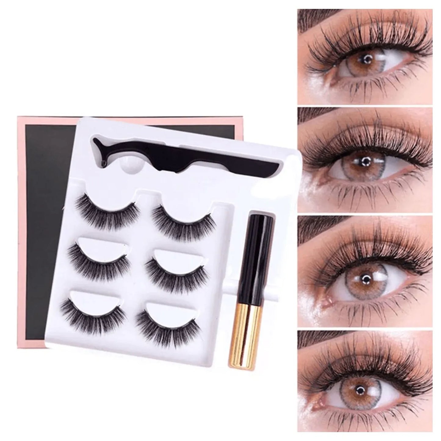 KIT DE PESTAÑAS MAGNÉTICAS 💝